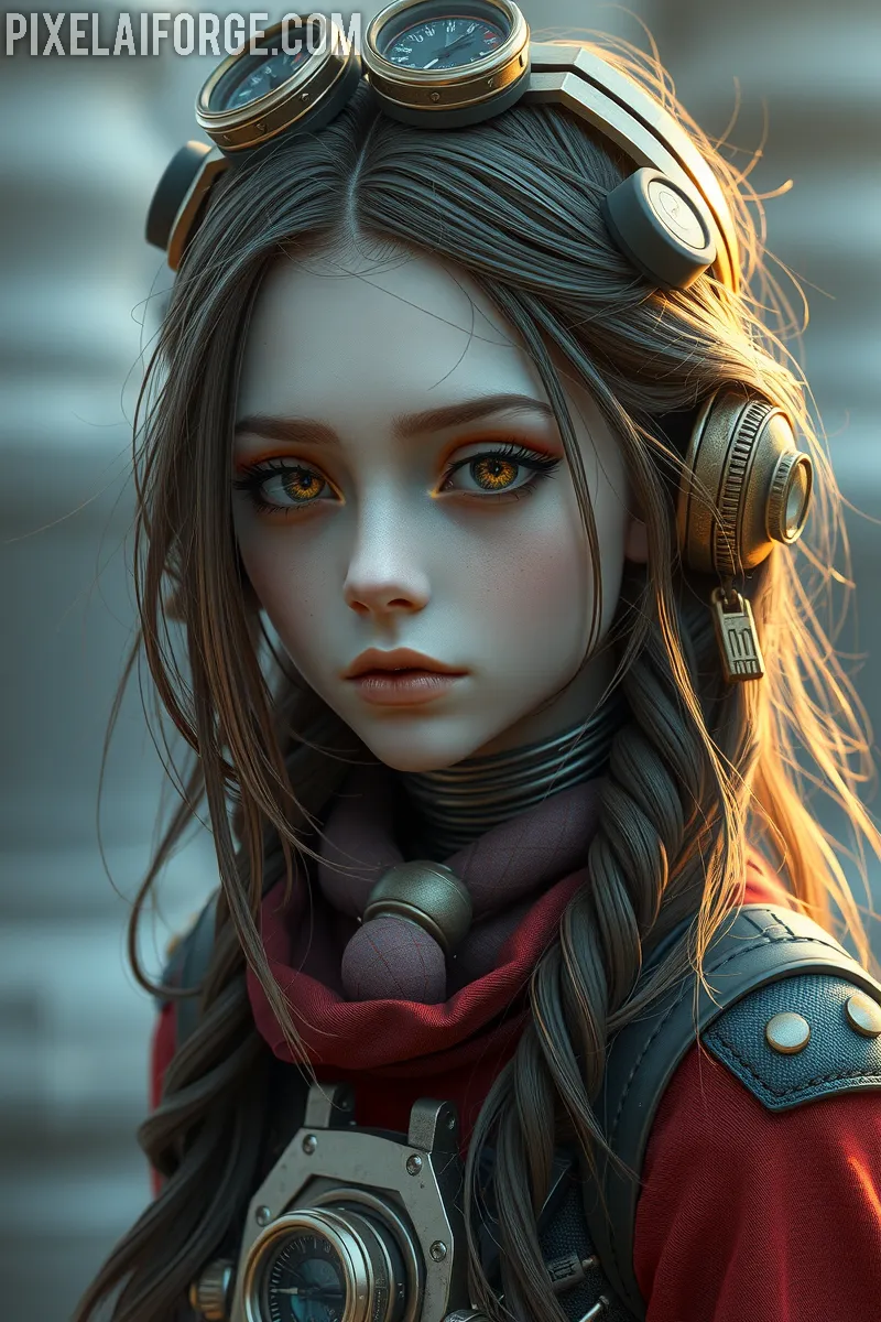 Arte hechos históricos increíbles de Chicas En 3d generado por IA