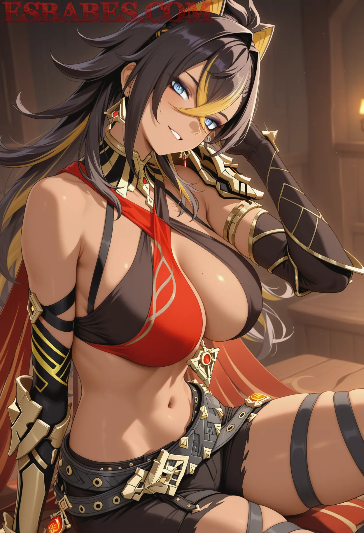 Arte ilustración increíble de Cowboy Bebop Anime Music Yaoi Reverse Harem Yandere generado por IA