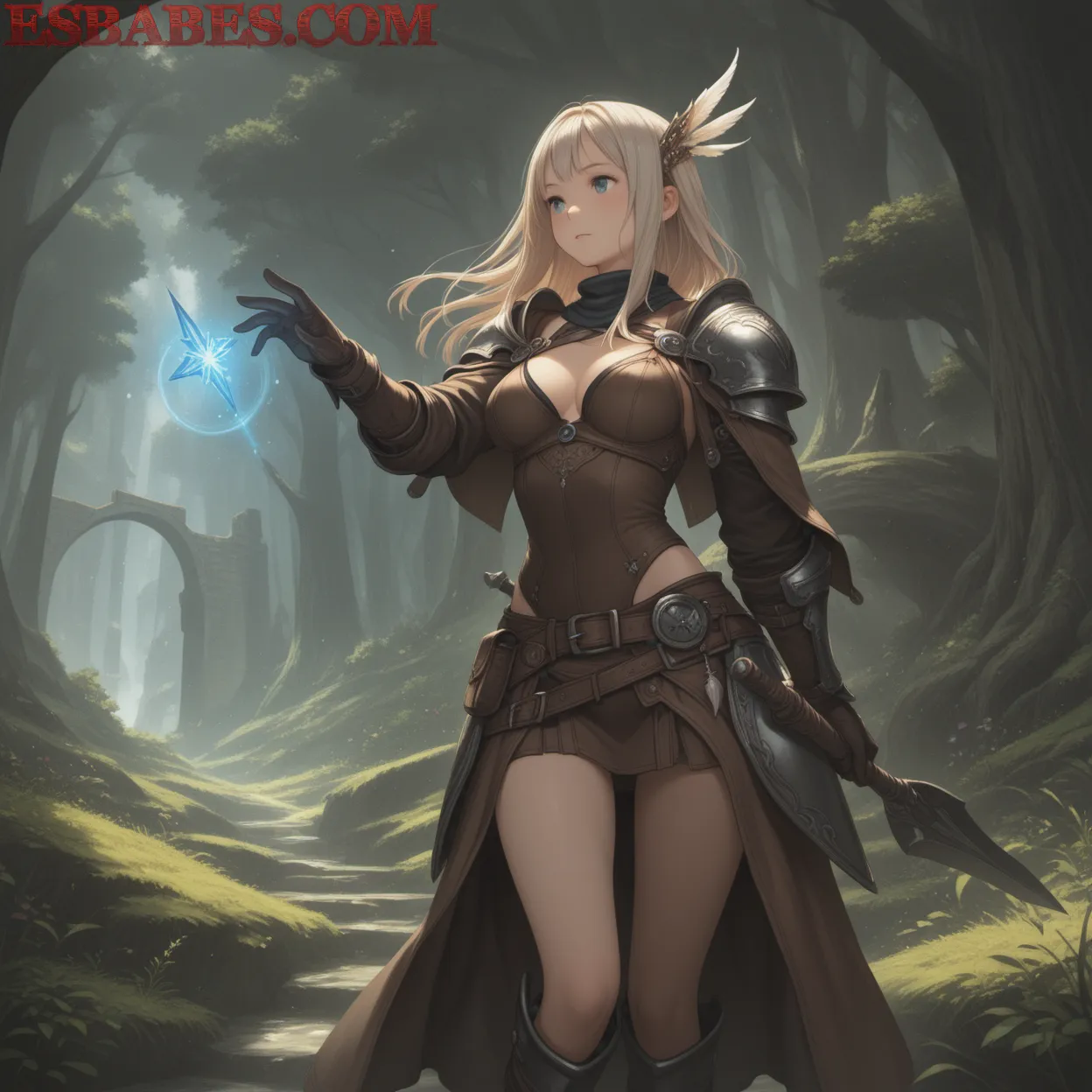 Arte ilustración increíble de Crunchyroll Anime Trailer Kemonomimi Eroge Moe generado por IA