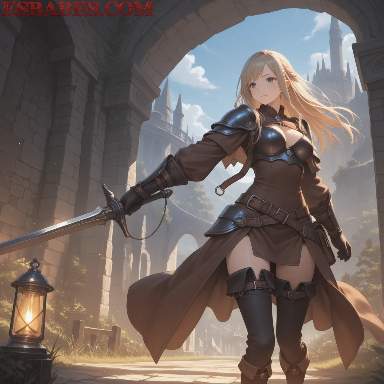 Arte ilustración increíble de Hentai Attack On Titan Anime 2025 Eren Yeager Shoujo Ai generado por IA