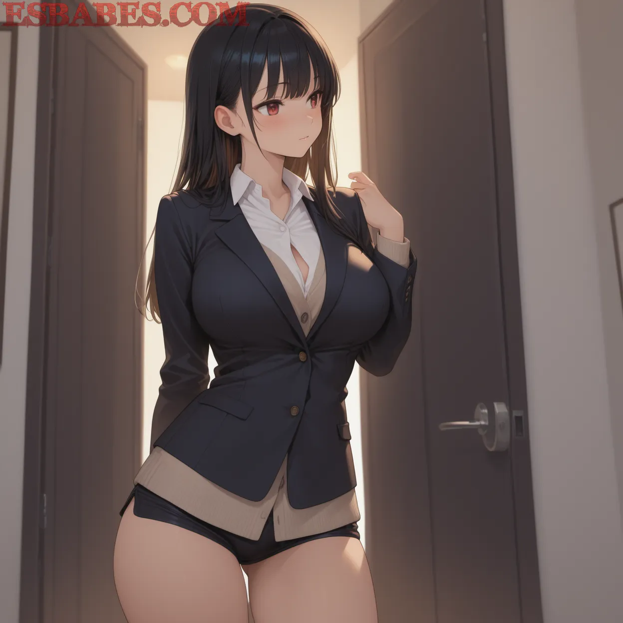 Arte ilustración increíble de Jujutsu Kaisen Amv Catgirl Netorare Shounen Ai generado por IA