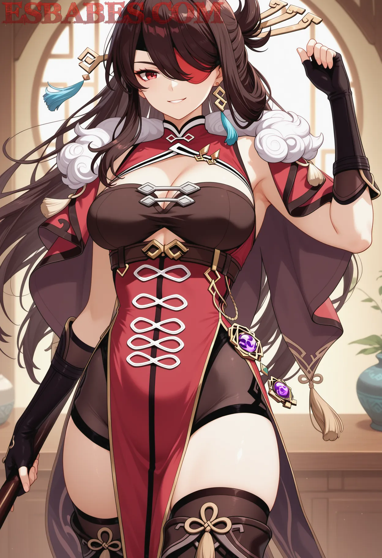 Arte ilustración increíble de Kelly Madison Es Una Madura Con Grades Tetas Jugosas generado por IA