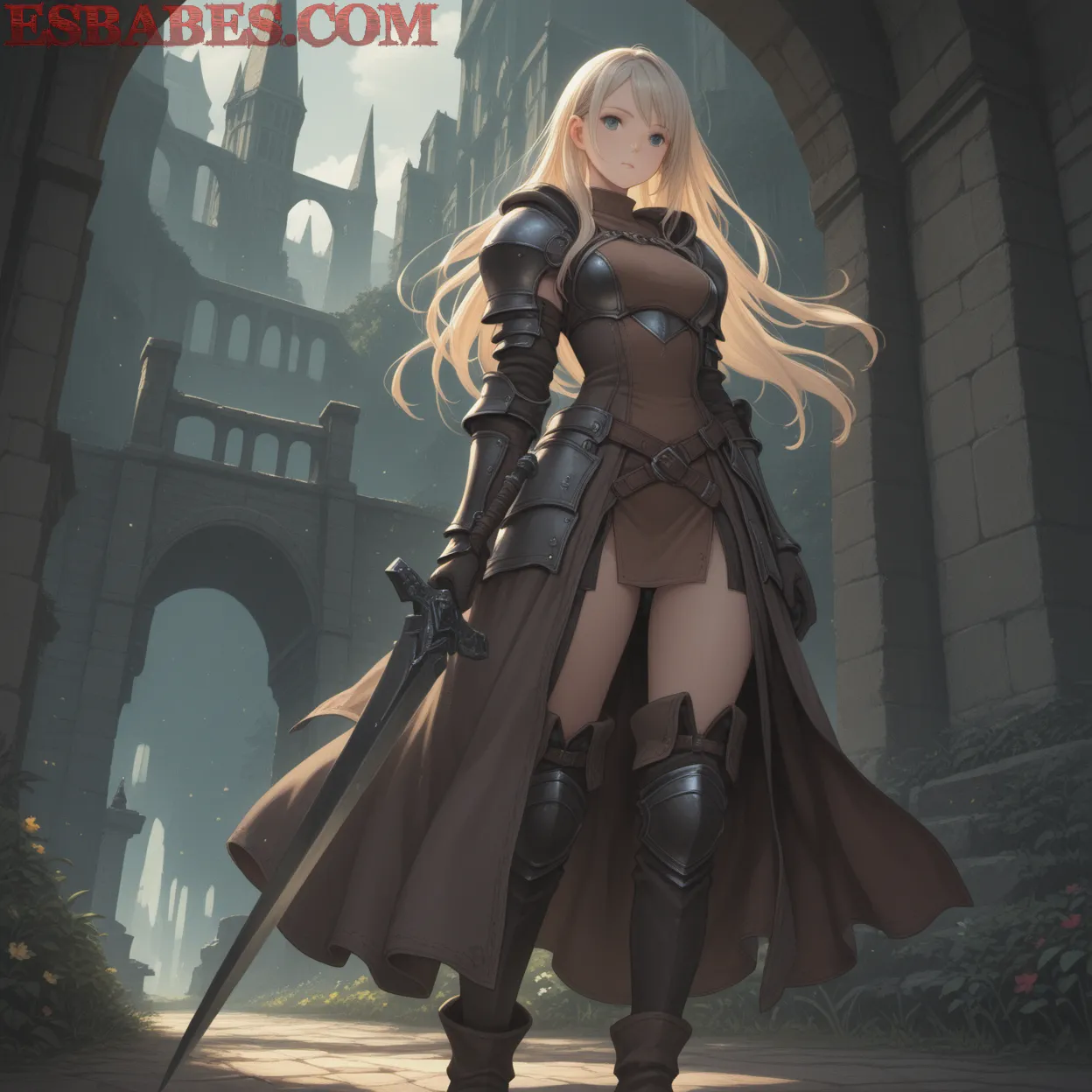 Arte ilustración increíble de Mashle Anime Opening Frieren Oppai Maid generado por IA