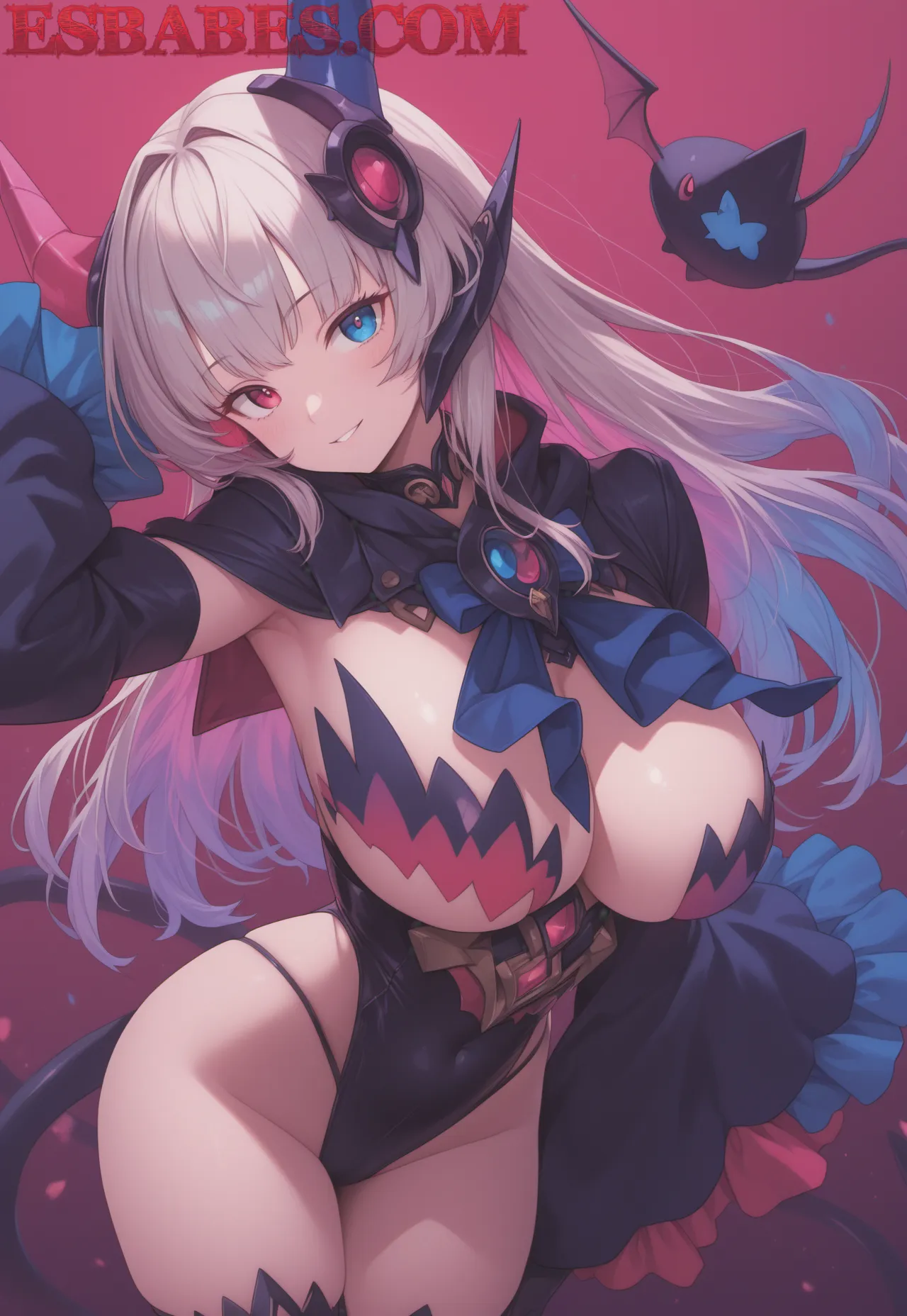 Arte ilustración increíble de Mashle Kaiju No 8 Yuri Bishoujo Shotacon generado por IA