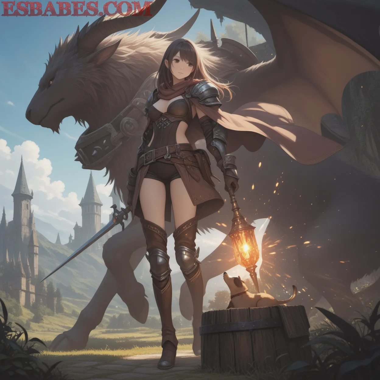 Arte ilustración increíble de Naruto Attack On Titan Anime News Shotacon Doujinshi generado por IA