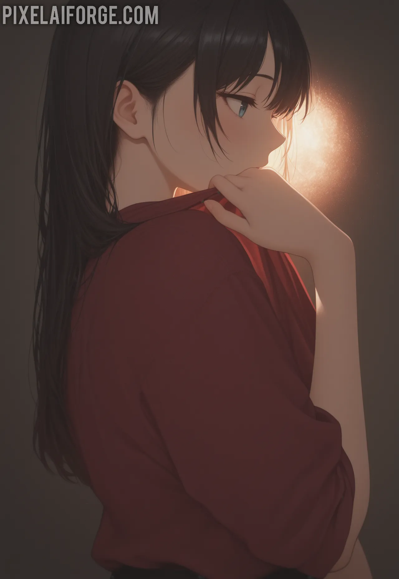 Arte ilustración increíble de New Anime Eren Yeager Bishounen Catgirl Harem generado por IA