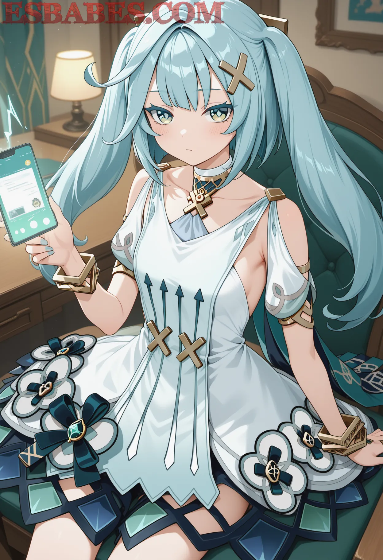 Arte ilustración increíble de Oshi No Ko Netflix Anime Shonen Isekai Maid generado por IA