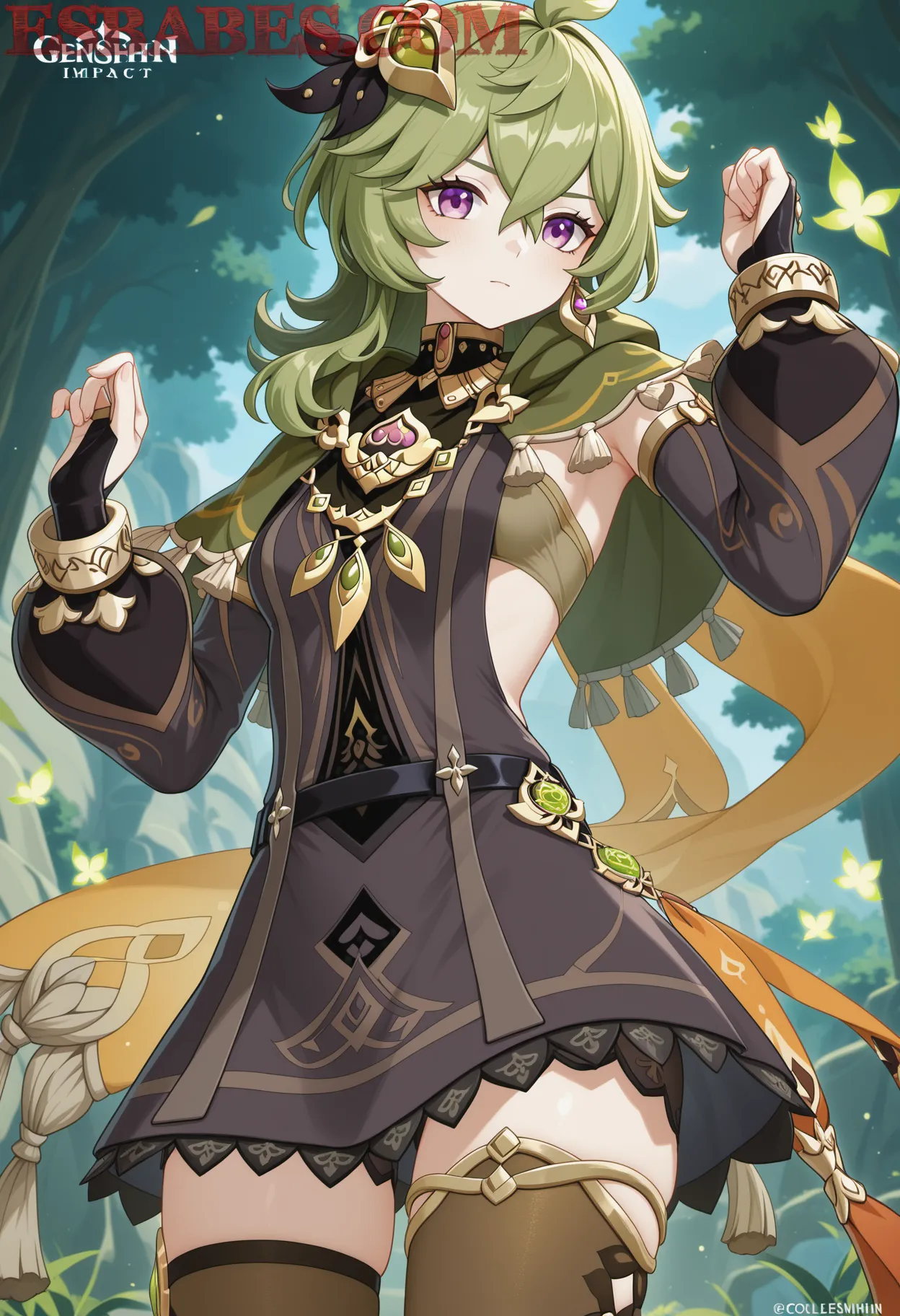 Arte ilustración increíble de Solo Leveling Hunter X Hunter Cosplay Kawaii Ecchi generado por IA