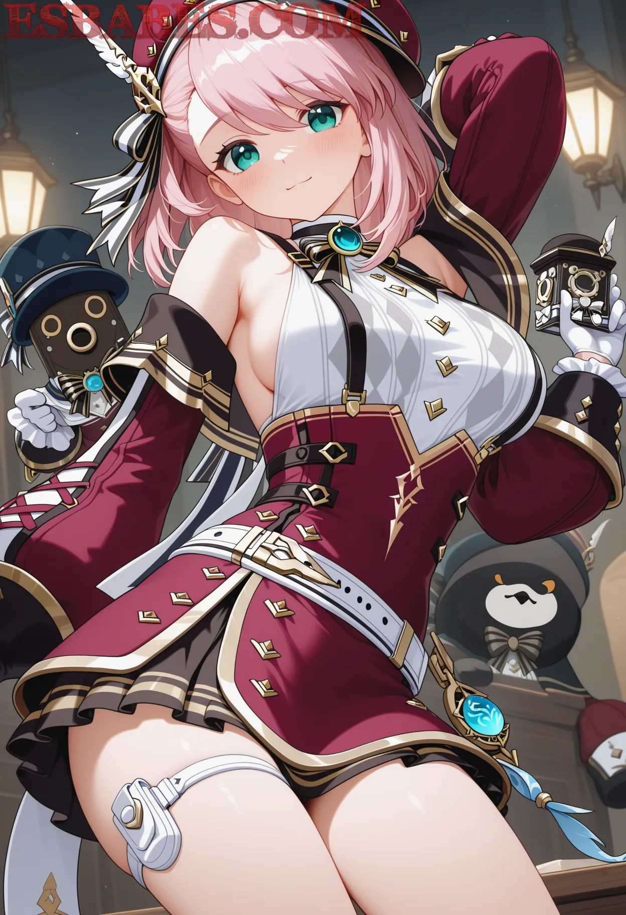 Arte ilustración increíble de Witch Hat Atelier Hentai Netorare Eroge Shotacon generado por IA