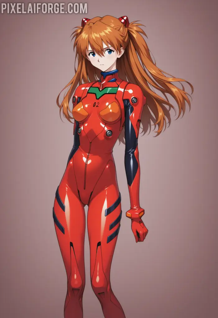 Asuka Langley La Valiente Piloto del EVA-02
