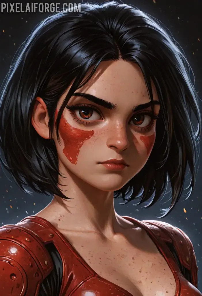 Imágenes Anime de Guerreras Cyborg Creadas con IA: Futurismo y Acción
