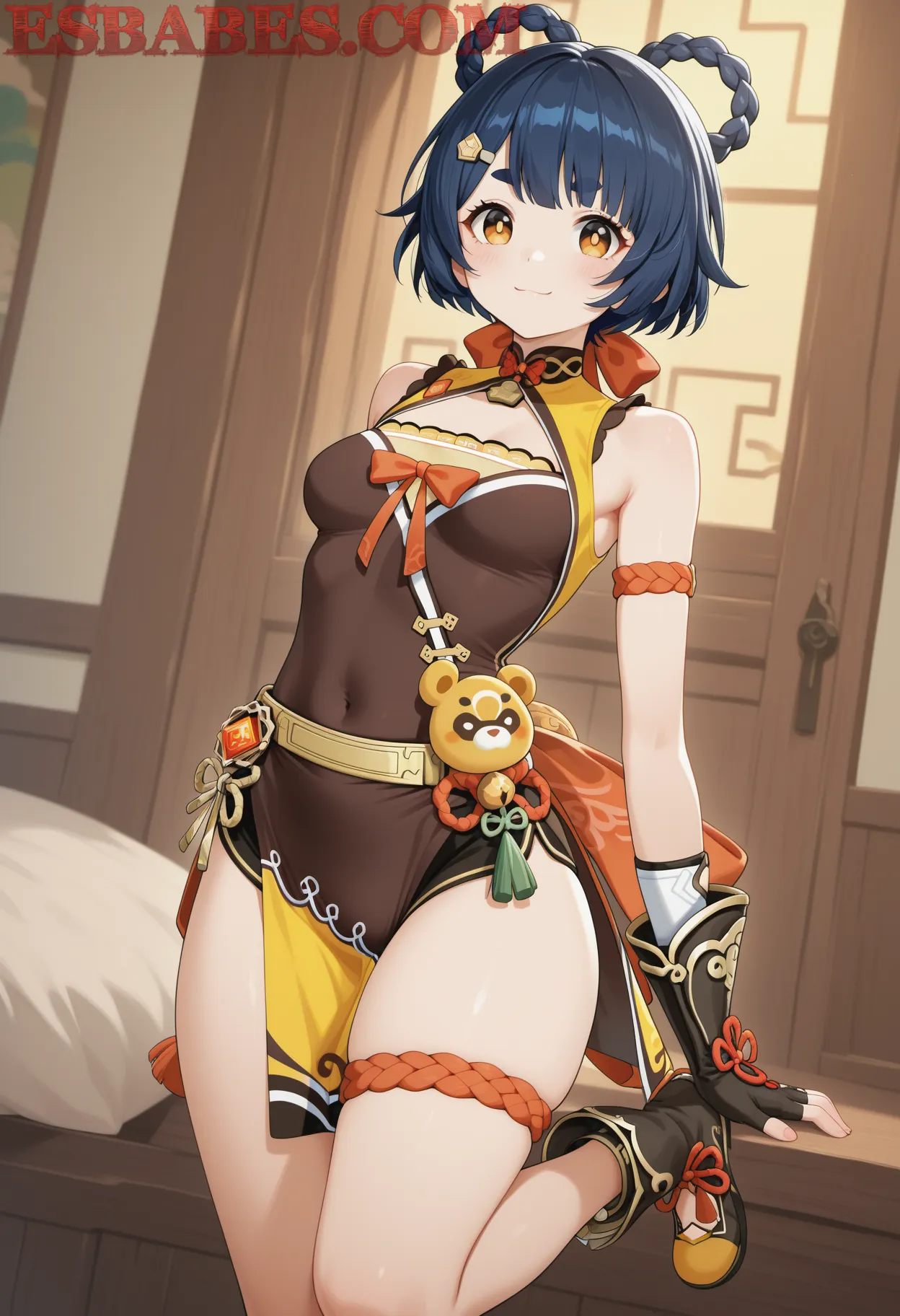 Arte ilustración increíble de Yukari Tamura Mejores Roles Femeninos generado por IA