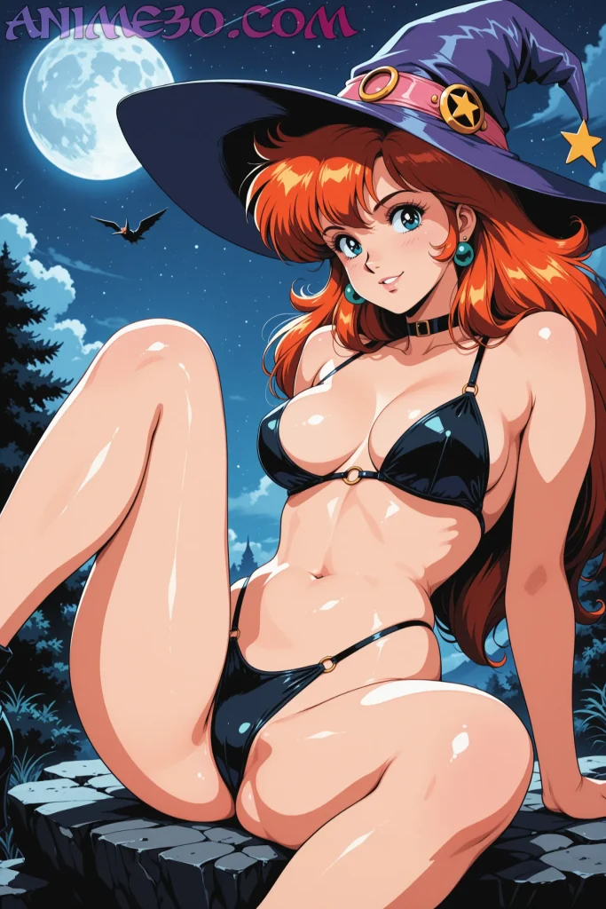 Arte Anime Halloween Brujas y Fantasmas en Ilustraciones Espeluznan