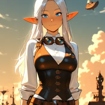 Curiosidades steampunk y arte anime IA: una fusión sorprendente