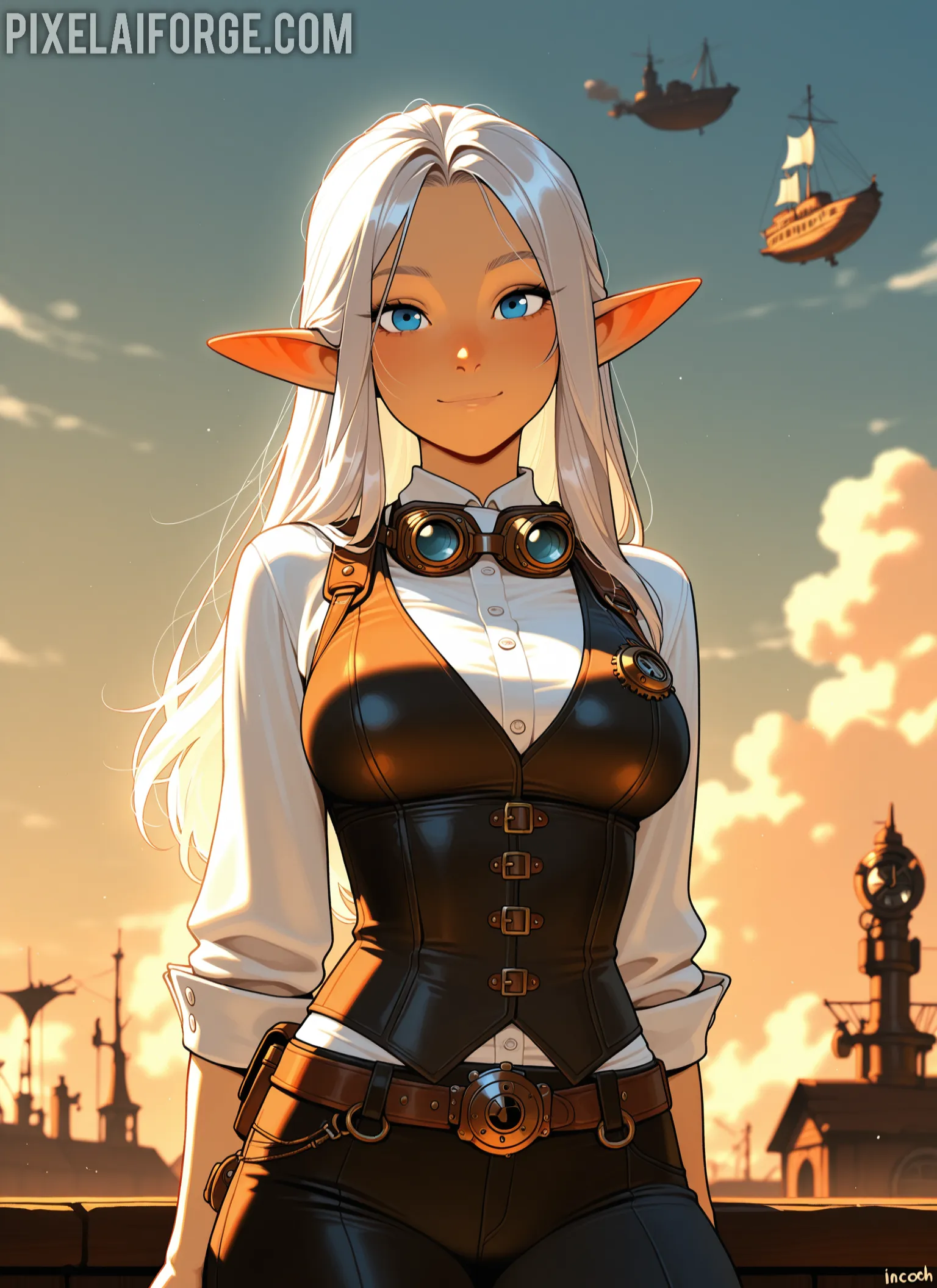 Curiosidades steampunk y arte anime IA: una fusión sorprendente