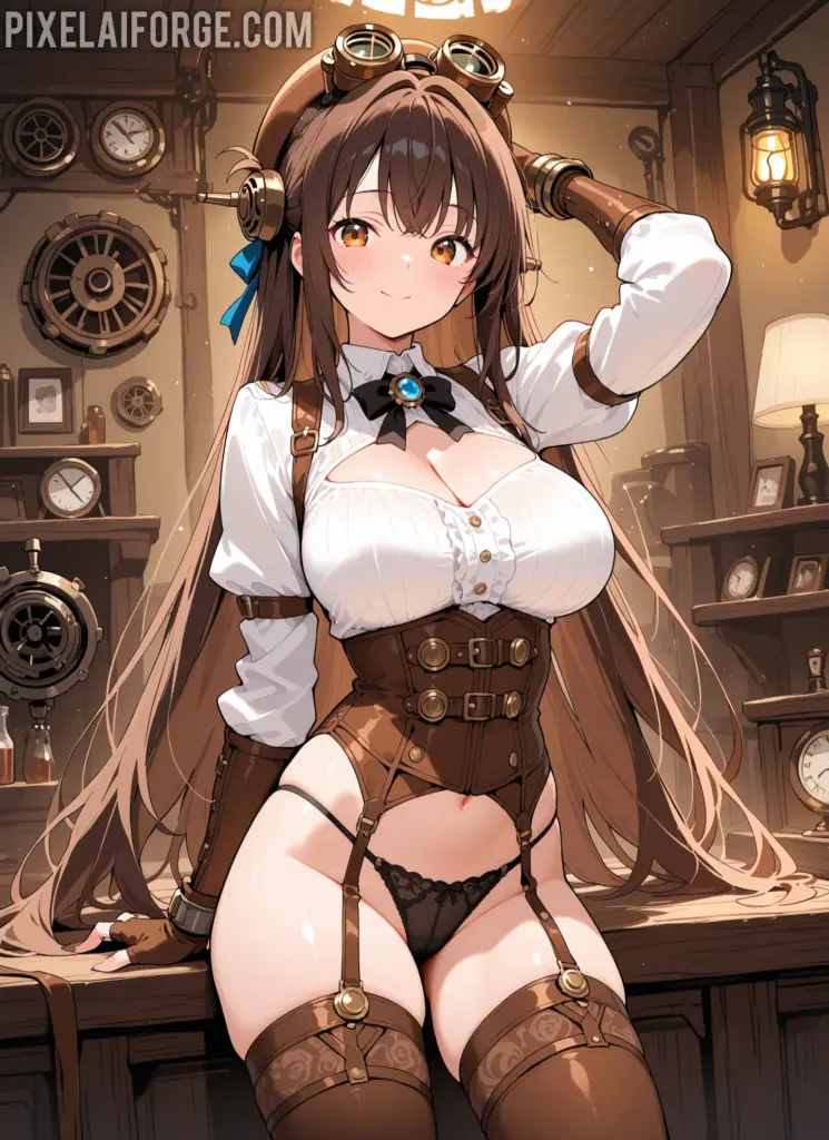 Curiosidades steampunk y arte anime IA: una fusión sorprendente
