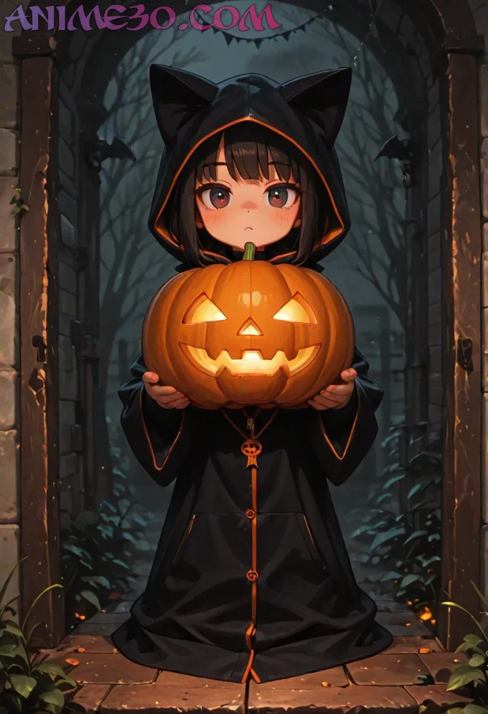 Imágenes de anime Halloween kawaii ideas adorables para celebrar con estilo