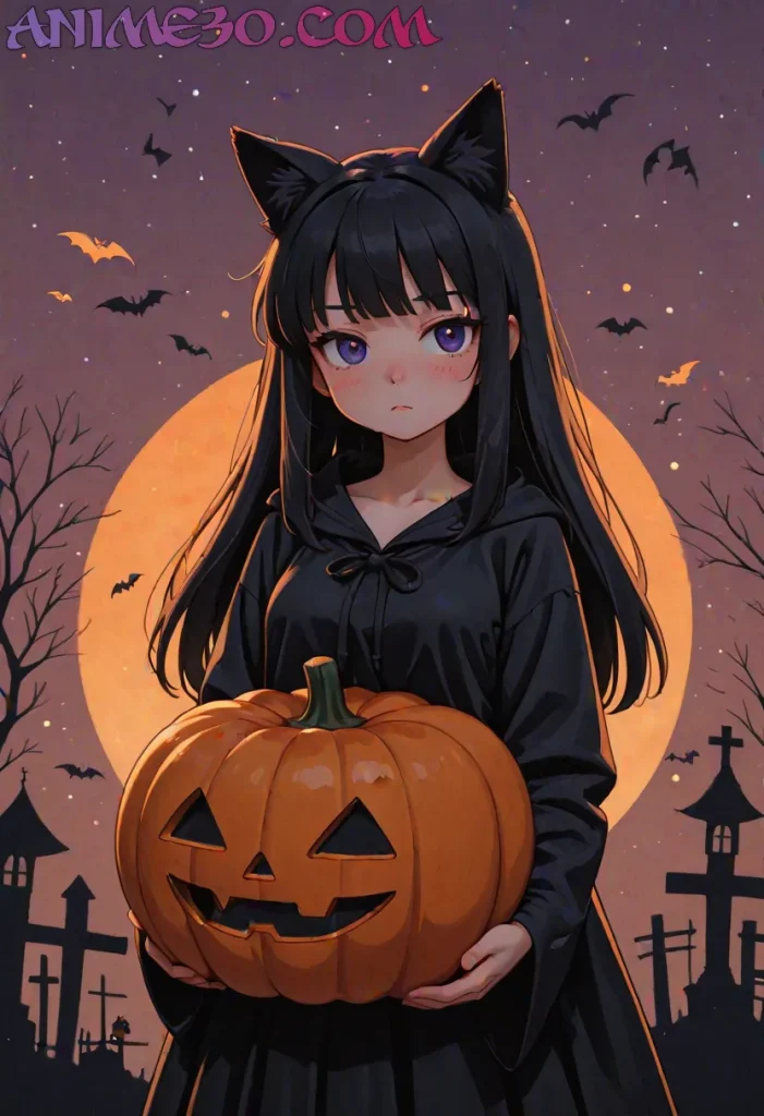 Imágenes de anime Halloween kawaii ideas adorables para celebrar con estilo