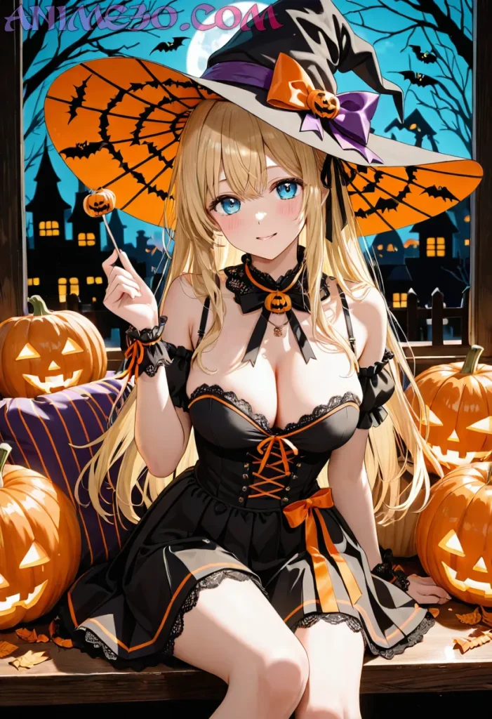 Imágenes de anime Halloween kawaii ideas adorables para celebrar con estilo
