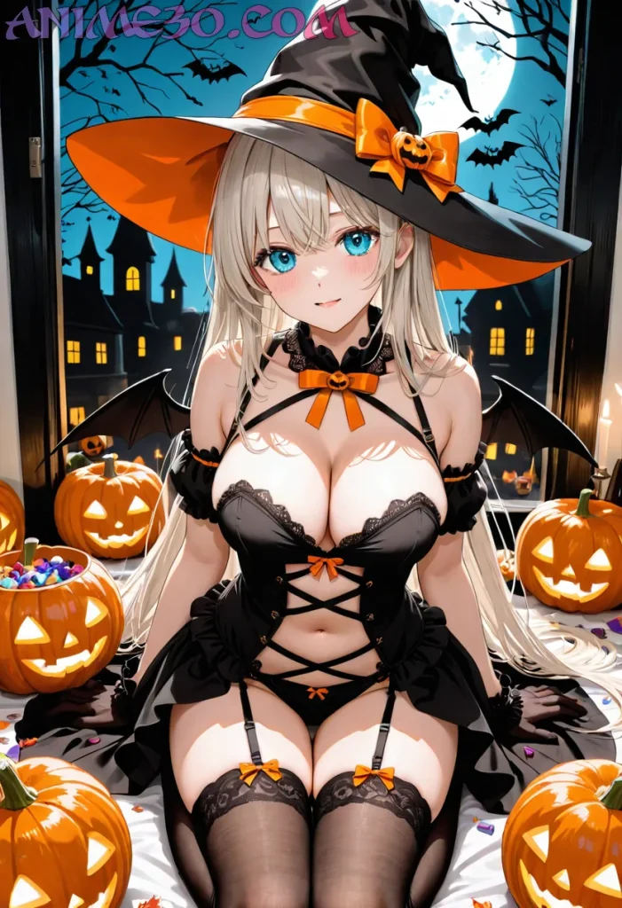 Imágenes de anime Halloween kawaii ideas adorables para celebrar con estilo