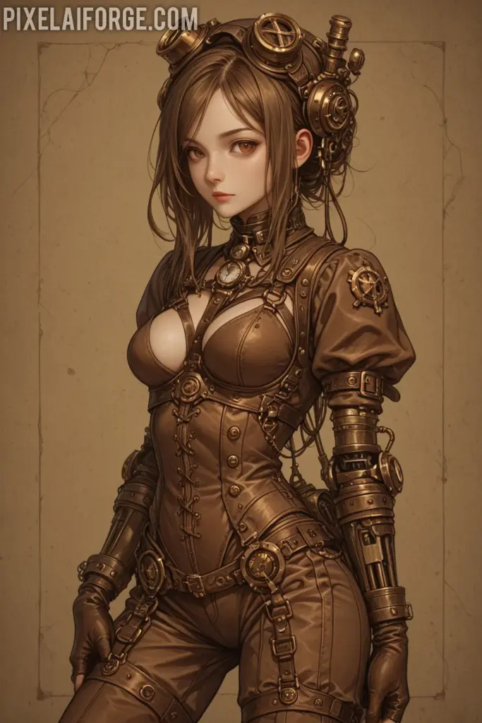 Orígenes steampunk y su conexión con el arte anime e inteligencia artificial