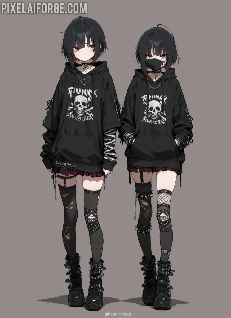 Punk historia y curiosidades: el legado rebelde y su influencia en chicas anime IA