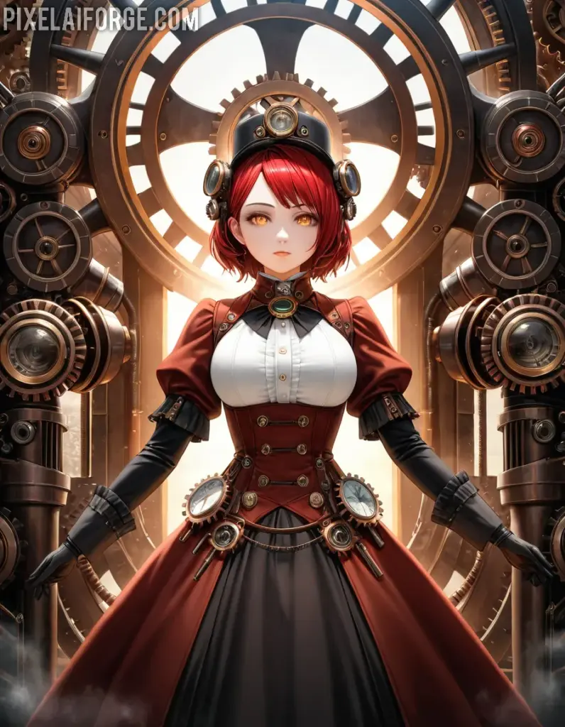 Steampunk Anime imágenes generadas por IA y tendencias creativas para 2025