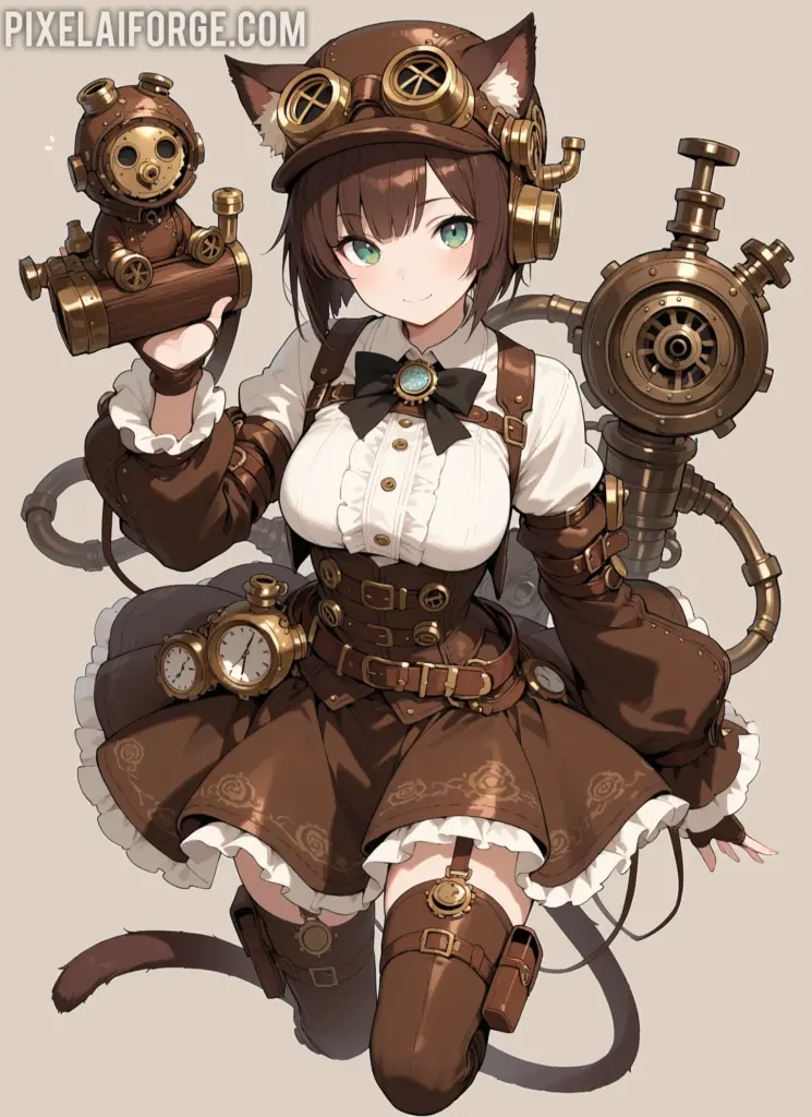 Steampunk historia y curiosidades Imágenes creadas con IA 2025