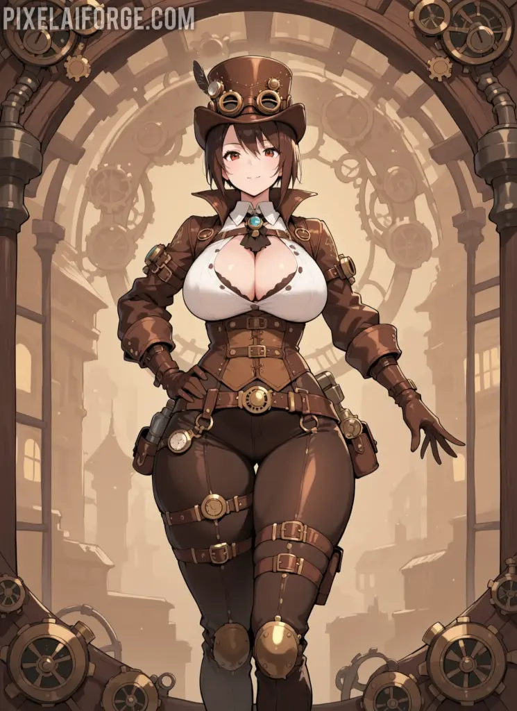 Steampunk historia y curiosidades Imágenes creadas con IA 2025