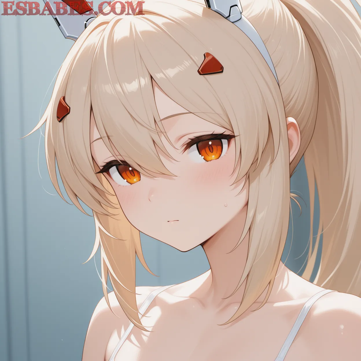 Arte ilustración increíble de La Hermosa Mirada De Lana Rhoades Y Su Desnudo generado por IA