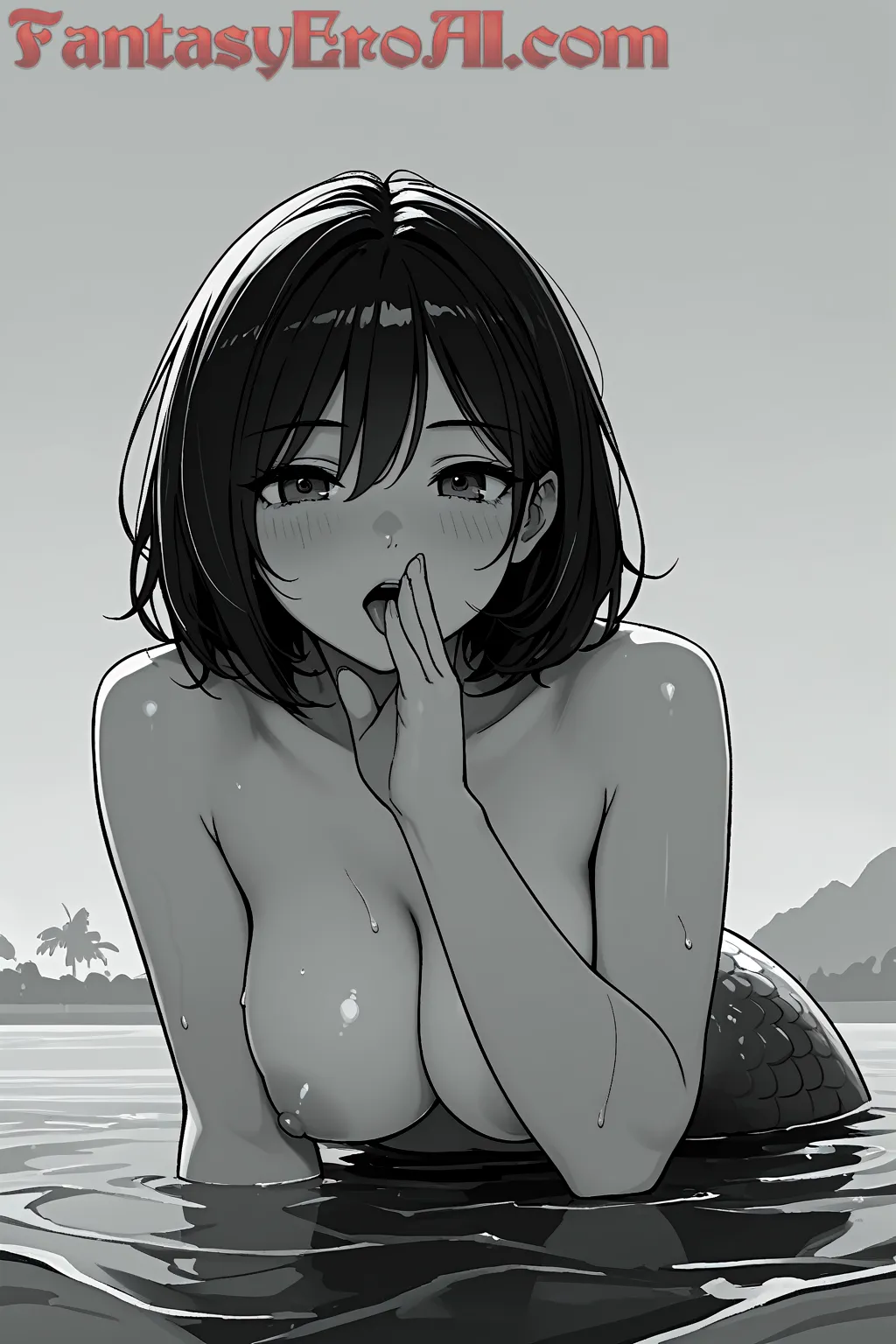 Sirena Hipnótica en Bahía de Conchas Susurrantes