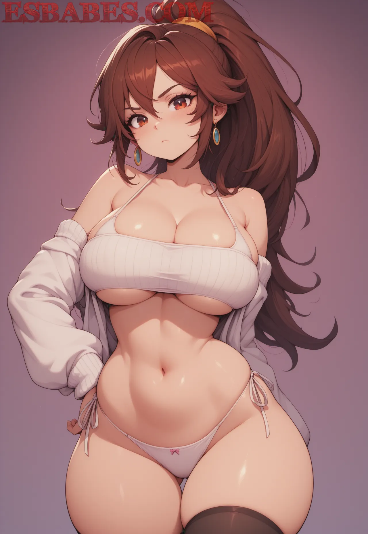 Arte ilustración increíble de Bianca Taylor Culo generado por IA