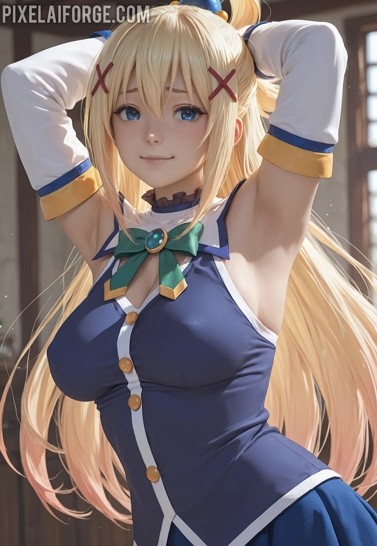 Arte hechos históricos increíbles de Cara Femenina Al Estilo De Selena Gomez Flux 1 Dev generado por IA