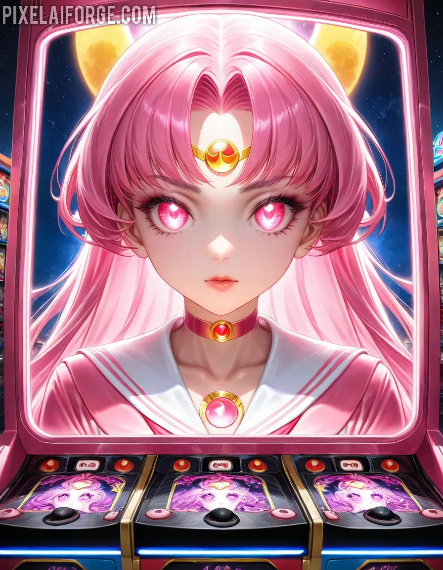 Arte hechos históricos increíbles de Chica Kawaii Creada Con Flux 1 Dev Y Comfyui generado por IA