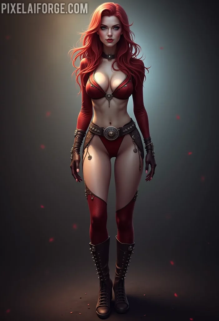 Arte hechos históricos increíbles de Chica Vintage Creada Con Flux 1 Dev Y Comfyui generado por IA