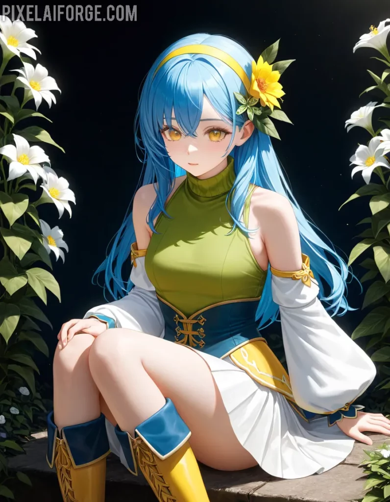 Arte hechos históricos increíbles de Joven Hermosa Creada Con Flux 1 Dev Y Comfyui generado por IA