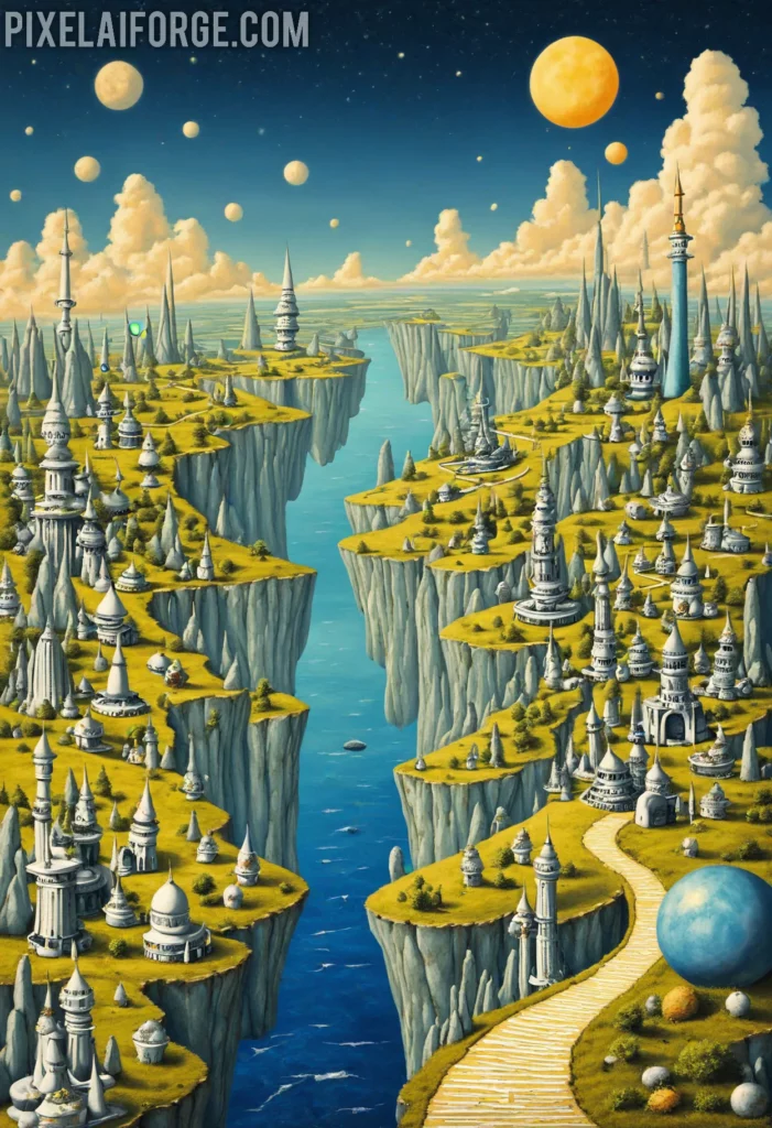 Arte hechos históricos increíbles de Lugares Misteriosos Area 51 generado por IA