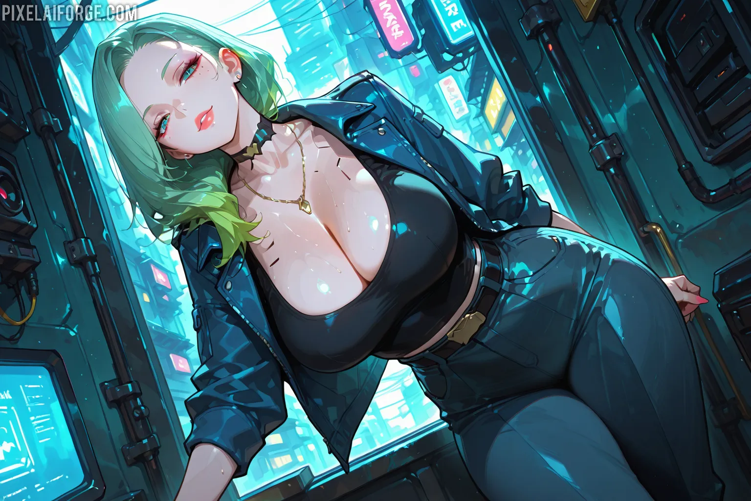 Arte hechos históricos increíbles de Tetas Grandes Operadas generado por IA