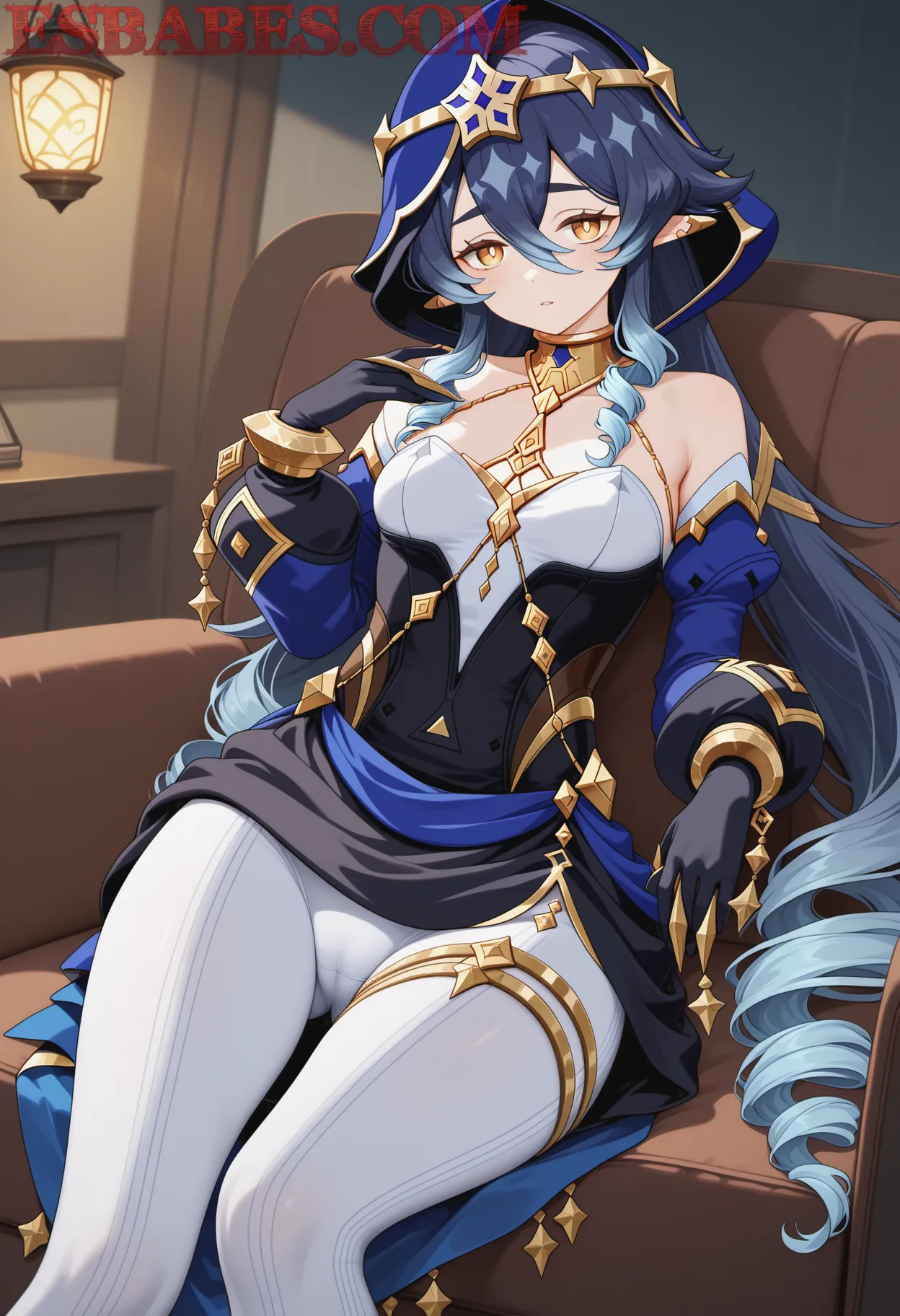 Arte ilustración increíble de Alley Baggett Horny Milf generado por IA