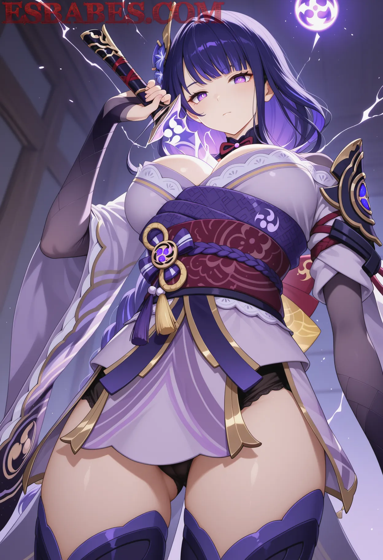 Arte ilustración increíble de Anastasia Christ Desnuda generado por IA