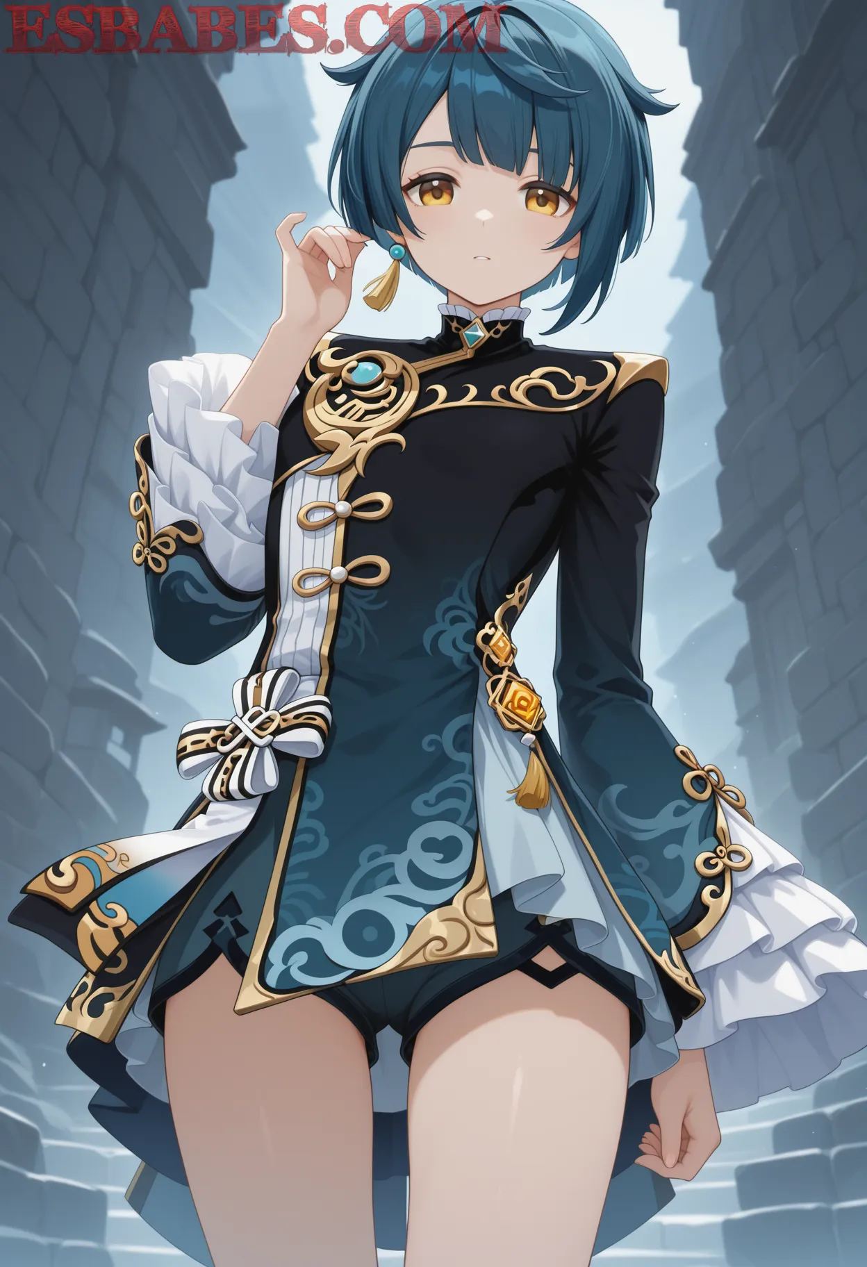 Arte ilustración increíble de Body Transparente Para Adolescente Tetona generado por IA