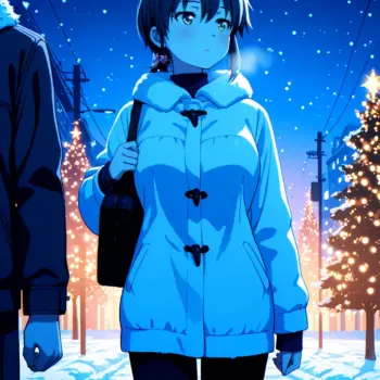 mejores prompt para crear imágenes anime navideños
