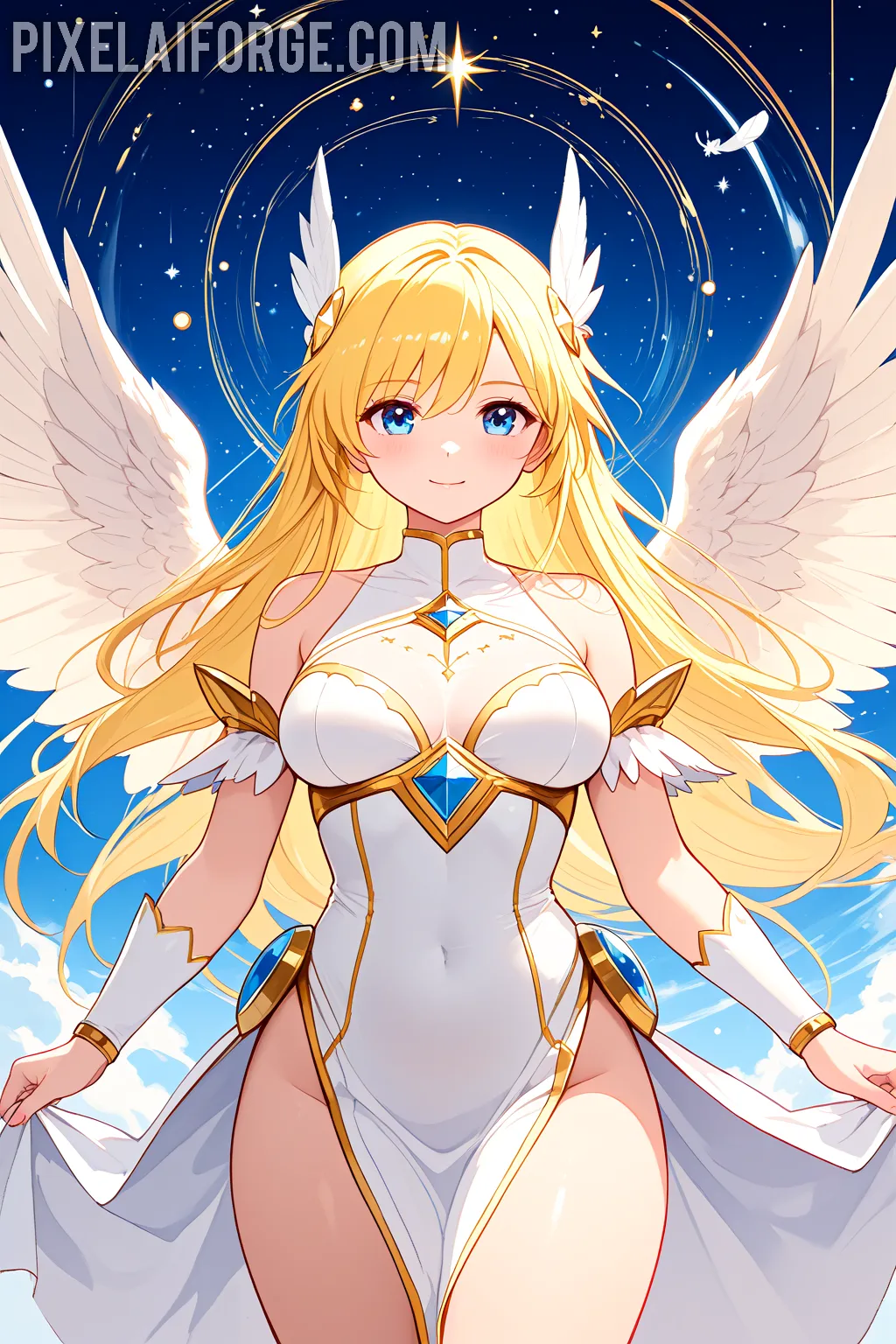 Arte ilustración increíble de Ave Pequena generado por IA