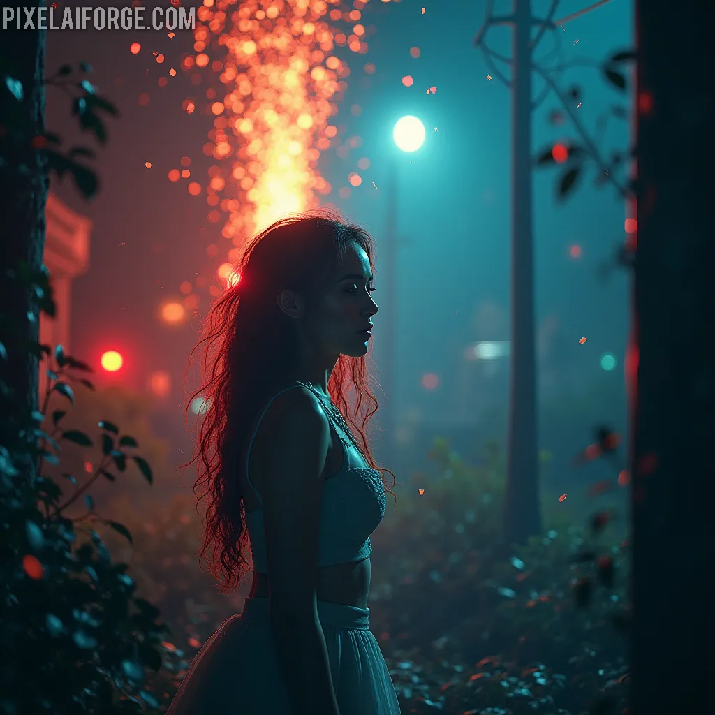 Arte hechos históricos increíbles de Chica La Semana Amanda Cerny generado por IA