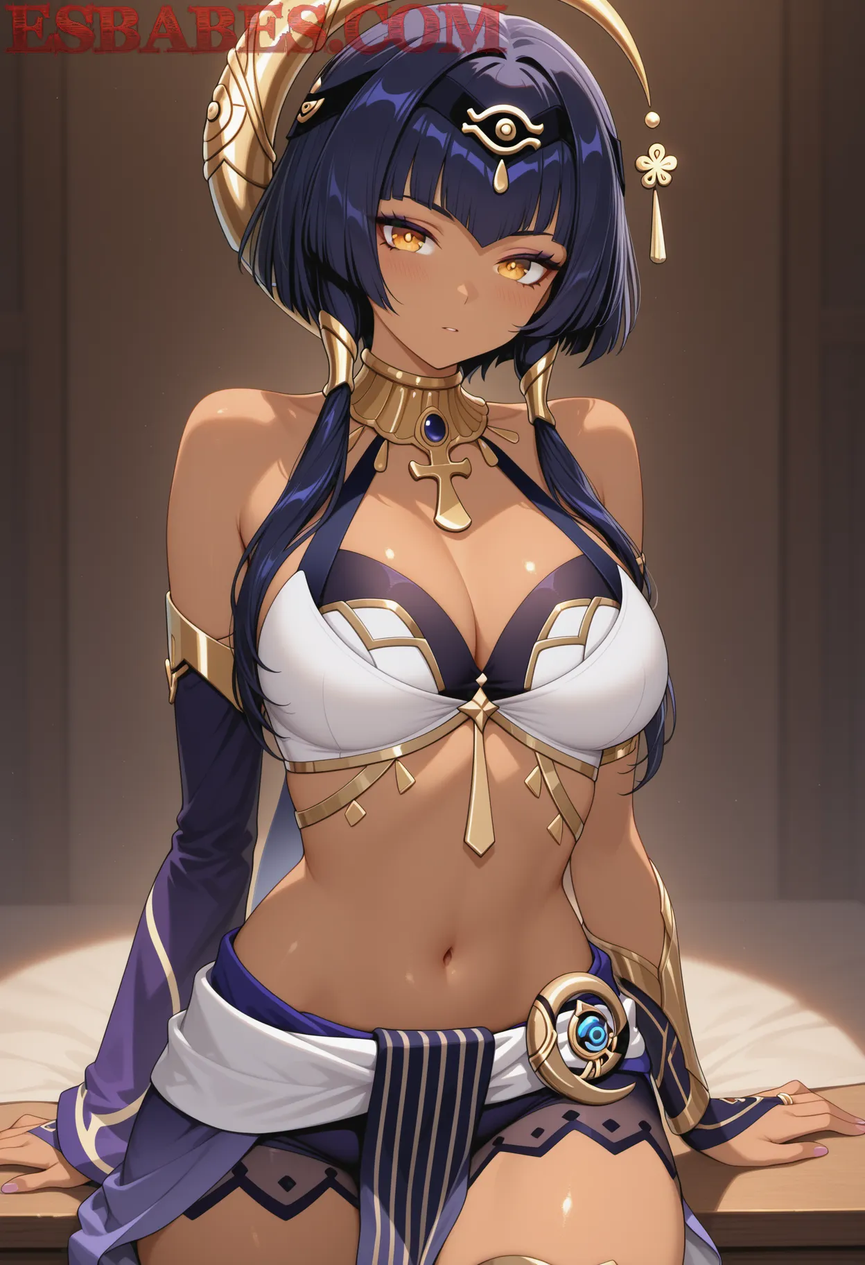 Arte ilustración increíble de Elastica Violeta generado por IA