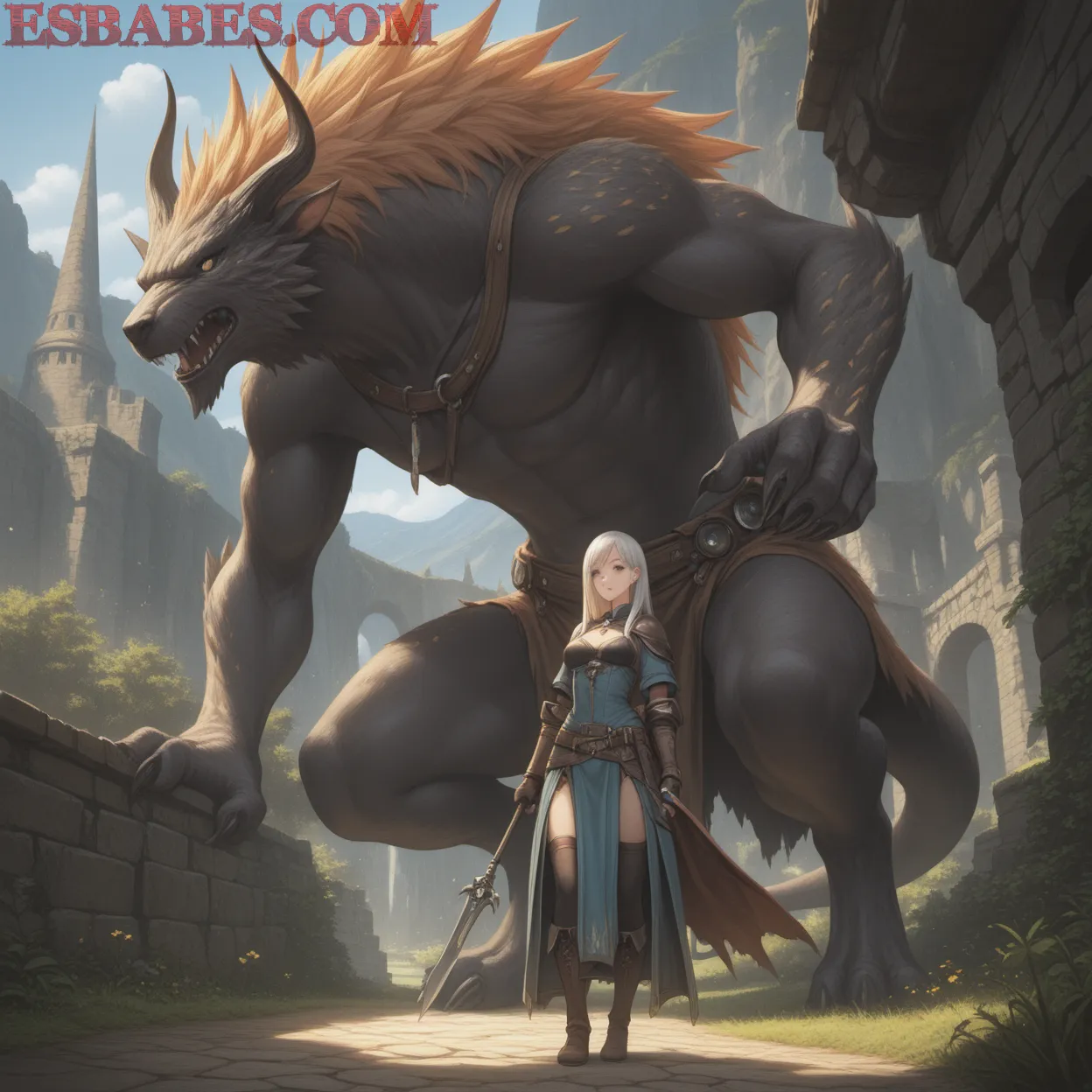 Arte ilustración increíble de Miss Bum Bum 2017 generado por IA