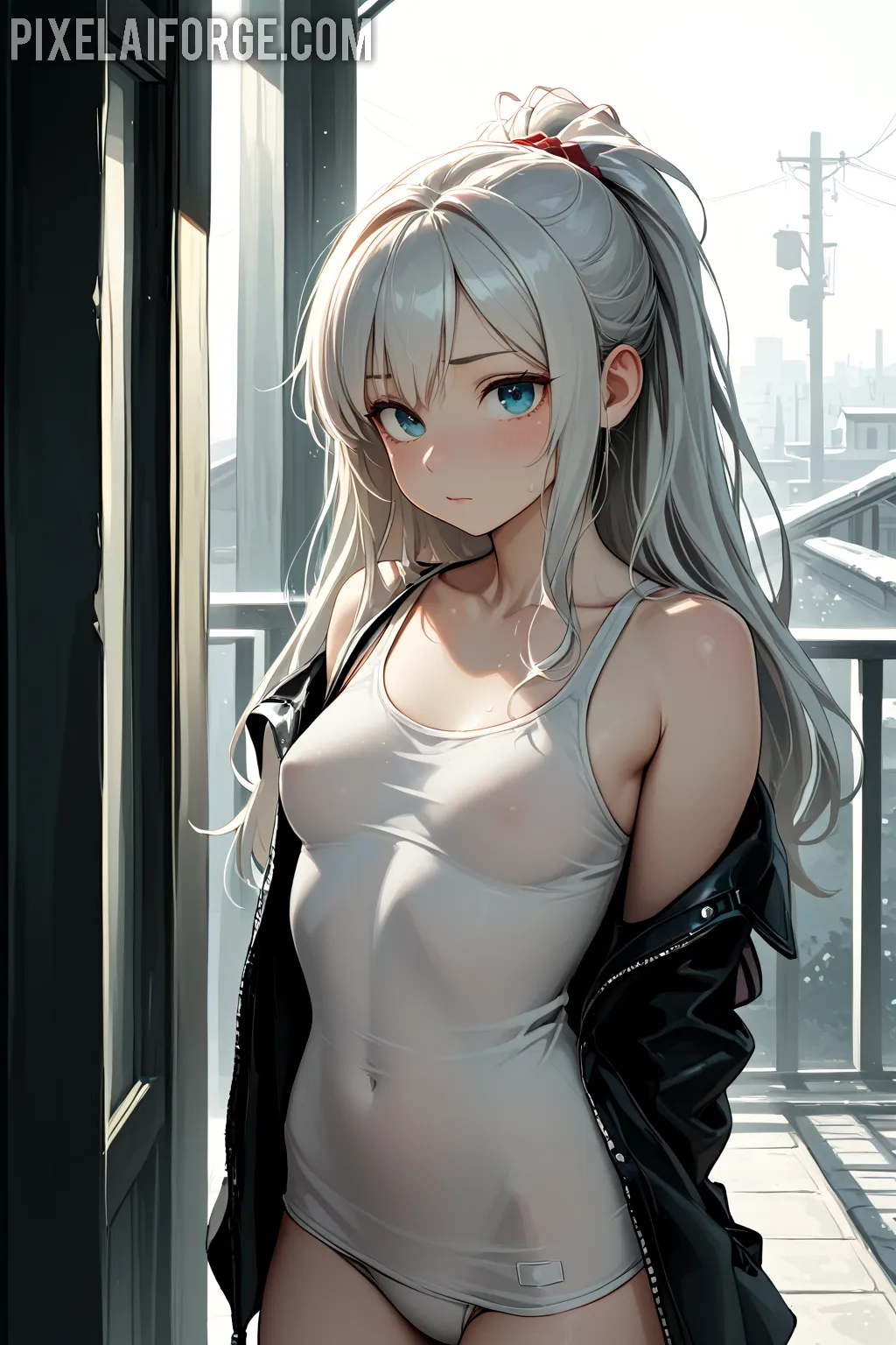 Arte ilustración increíble de Nevera Para El Coche generado por IA