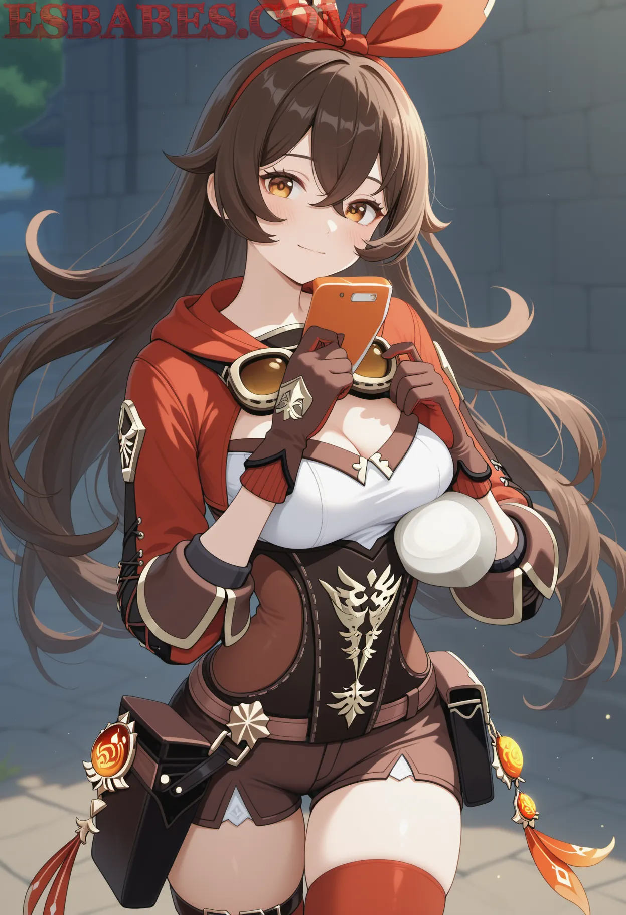 Arte ilustración increíble de Robyn Y Su Desnudo Erotico Y Sexy generado por IA