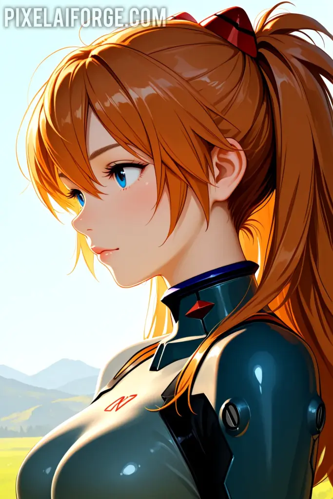 La antítesis de Rei Ayanami, Asuka es pura pasión, orgullo y vulnerabilidad. 