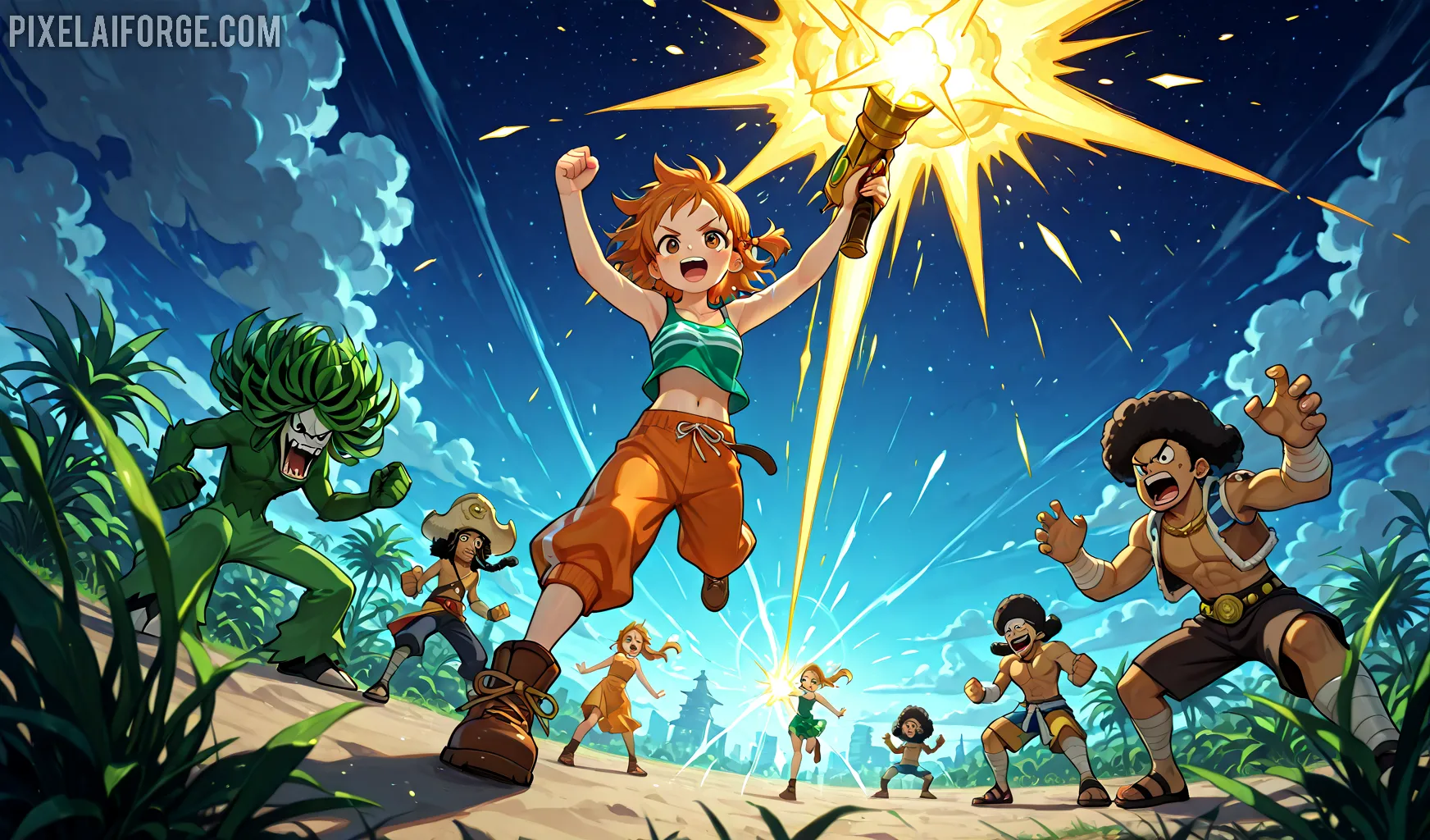 Nami El Salto Temporal Secreto Cómo la Sinergia entre Usopp y Nami Podría Haber Redefinido el Trono de los Piratas